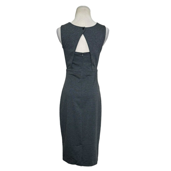 Cupcakes and Cashmere gray sleeveless open back sheath dress size XS - Picture 2 of 11